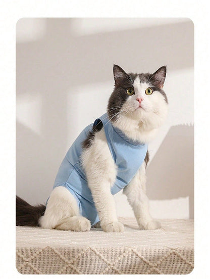 1PC Pet Cat Weaning Clothes For Small Dog Sterilization Jumpsuit Anti-Licking Surgery Recovery Care Suit Puppy Kitten Outfits