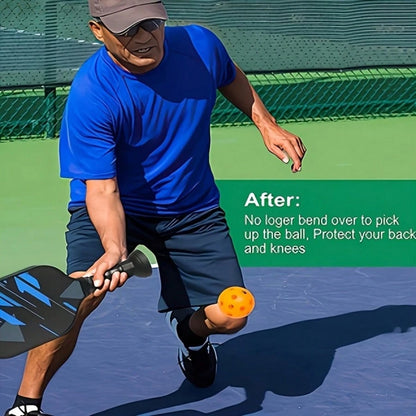 1pc Pickleball Ball Picker, Outdoor Sports Ball Retriever Tool, Ball Grabber, Pickleball Accessory, Convenient Training Aid, Easy Ball Pickup, Suitable For All Paddles, Quick Sports Accessory Collecti