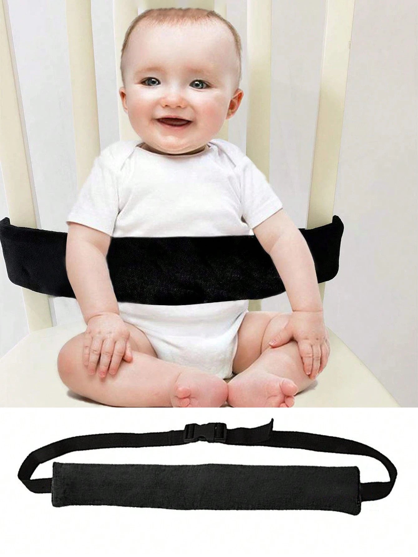 1pc Portable Children Chair Belt For High Chair And Baby Dining, 2-In-1 Baby Dining Safety Belt
