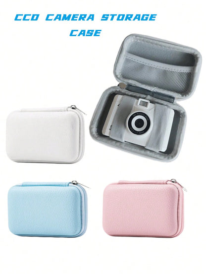 1pc Portable Digital Camera Bag, Compact Design, Waterproof Material, Ideal For Outdoor Photography Enthusiasts And Travelers, Can Be Used As Charger Bag, Office Essential Digital Bag, Camera Cable Ba