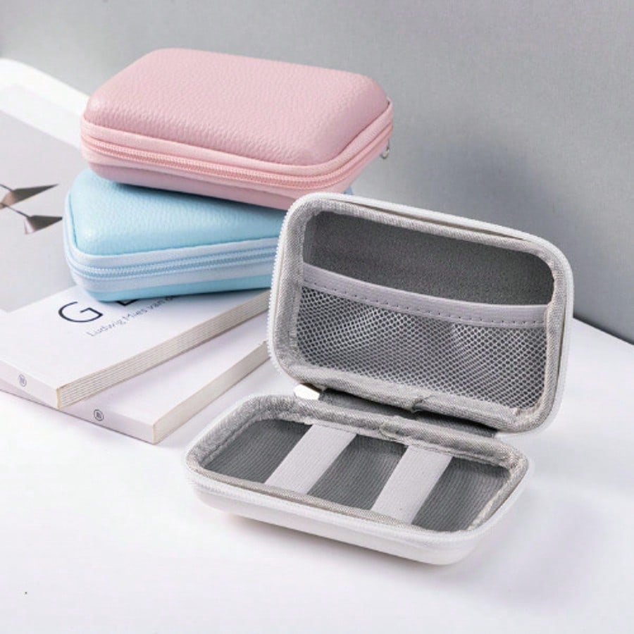 1pc Portable Digital Camera Bag, Compact Design, Waterproof Material, Ideal For Outdoor Photography Enthusiasts And Travelers, Can Be Used As Charger Bag, Office Essential Digital Bag, Camera Cable Ba