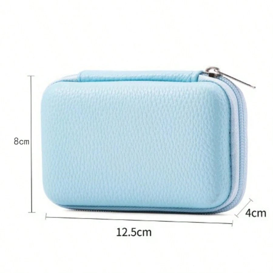 1pc Portable Digital Camera Bag, Compact Design, Waterproof Material, Ideal For Outdoor Photography Enthusiasts And Travelers, Can Be Used As Charger Bag, Office Essential Digital Bag, Camera Cable Ba