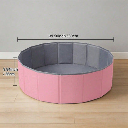 1Pc Portable Folding Baby Ball Pit NOT Included Balls Minimalist Multi-Purpose Round Ball Pit Suitable For Infants Pets Indoor Outdoor