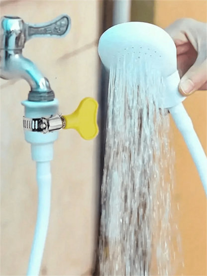 1pc Portable Multi-Function Rubber Hose Spray Nozzle, Suitable For Bathroom, Kitchen, Garden, Pet Bath, RV Bathroom And Home, Essential Outdoor Shower Accessory, Perfect Gift And Home Improvement Choi