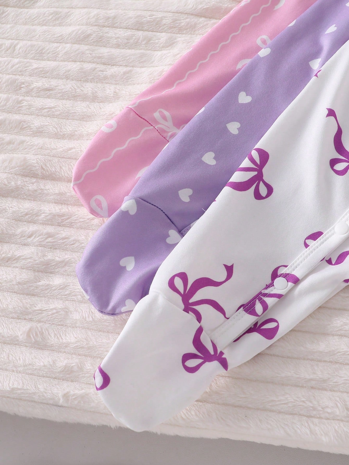 [1pc Randomly Sent]Newborn Long Sleeve Footed Romper, Fresh Ocean Jellyfish & Seahorse Print, Sweet & Cute Style, Soft Skin-Friendly Comfortable Fabric, Baby Home Sleep, Daily Outing Wear, Crawl