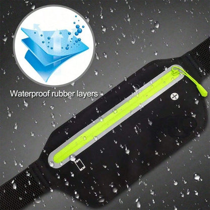 1pc Slim Running Belt, Ultra Light Bounce-Free Waist Pouch, Unisex Fitness Workout Waist Pack, Sports Waist Bag For Running, Gym, Marathon, Cycling, Bounce Free Waist PouchUltra Light Running BeltFitn