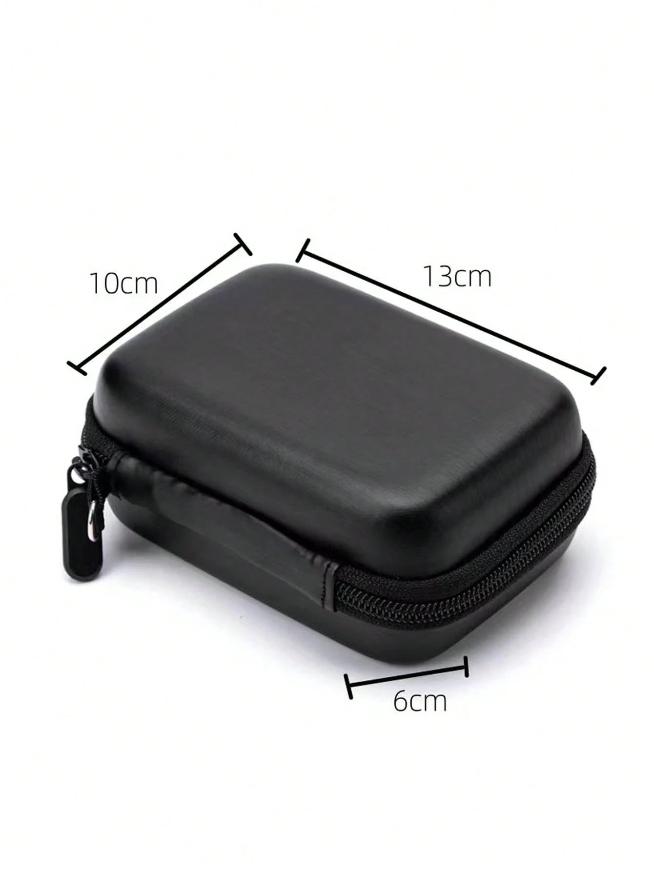 1pc Solid Color Camera Bag, Hard Shell EVA Digital Camera Waterproof Storage Box With Lanyard Shockproof Travel Bag (Compatible With Sony/)- 4.7 X 3.5 Inch Camera Protective Accessory
