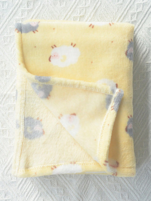 1pc Unisex Newborn Plush Swaddle Blanket, Super Soft Warm Breathable Baby Swaddling Blanket Suitable For Stroller Use Love Valentine