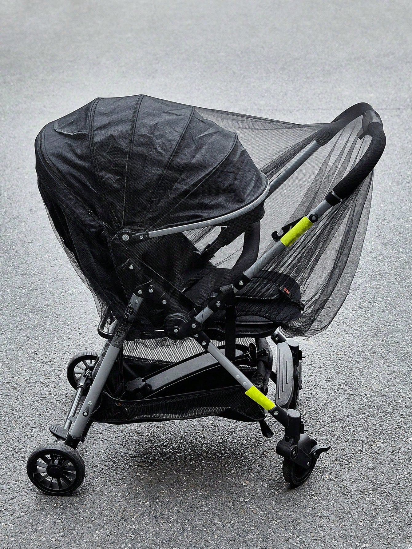1pc Universal Baby Bassinet Mosquito Net, Breathable Mesh Canopy For Cradle Rocker, Convenient Portable White Design For Spring/Summer