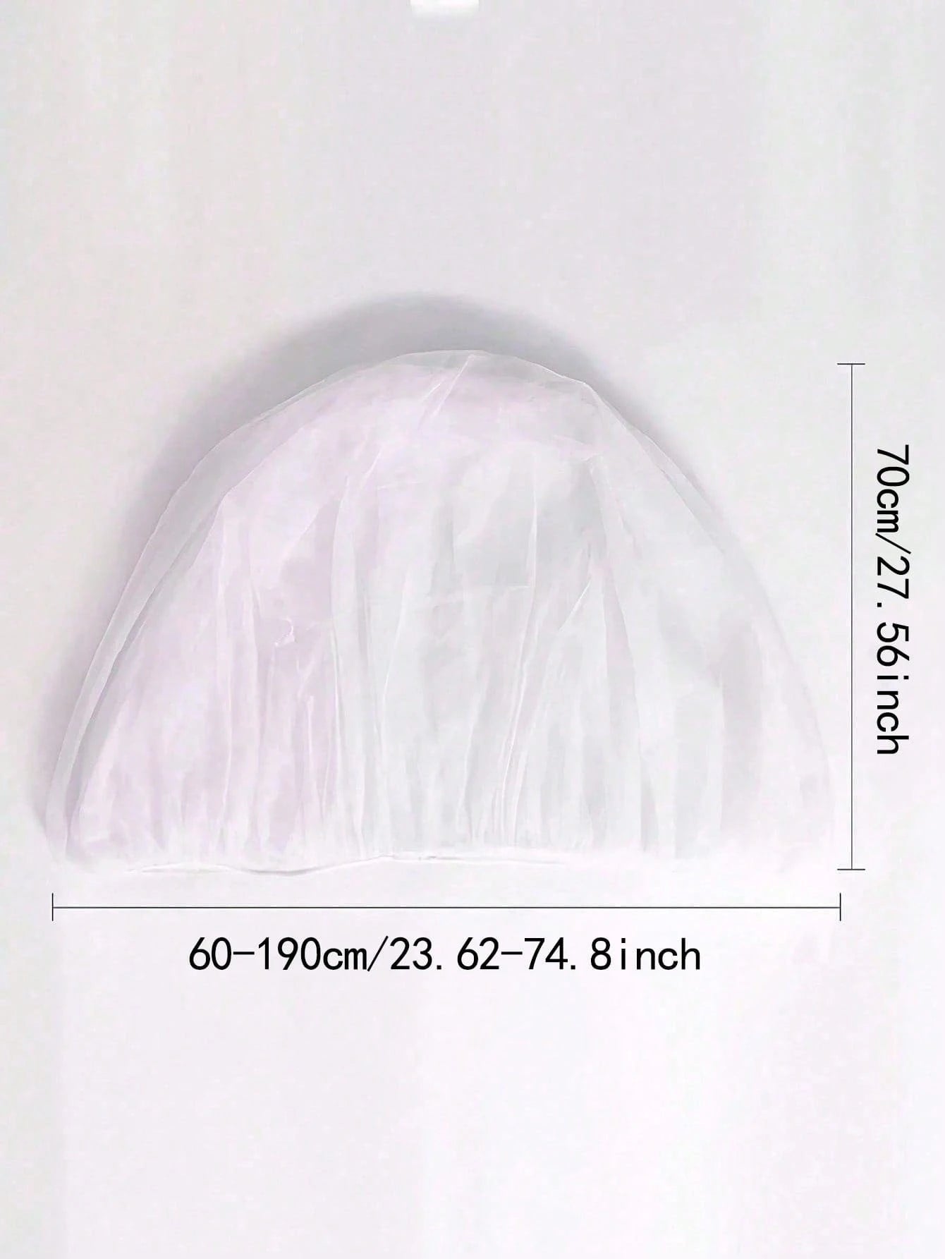 1pc Universal Baby Bassinet Mosquito Net, Breathable Mesh Canopy For Cradle Rocker, Convenient Portable White Design For Spring/Summer