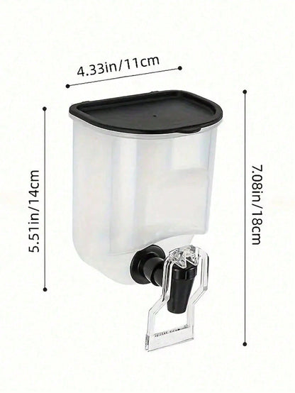 1pc Wall-Mounted Mouthwash Dispenser, Manual Pump Soap Dispenser, Suitable For Hand Wash, Shampoo, Body Wash And Lotion- Bathroom Storage, Kitchen Soap Dispenser, RV Accessories- Ideal For Homeowner