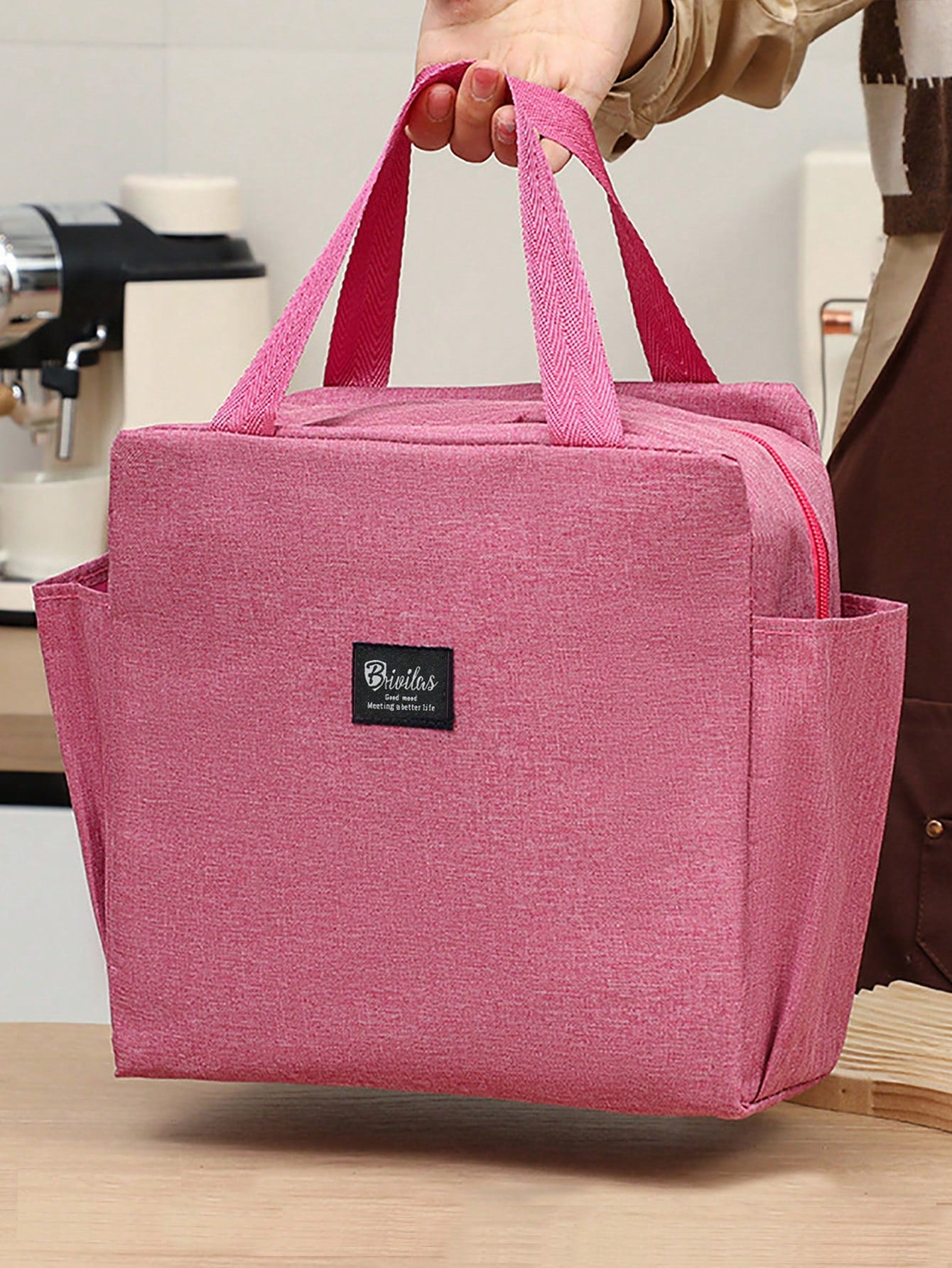 1pc, Waterproof Thermal Lunch Box Bag For Students And Office Workers- Perfect Travel Accessory And Kitchen Gadget For Healthy Meals On The Go