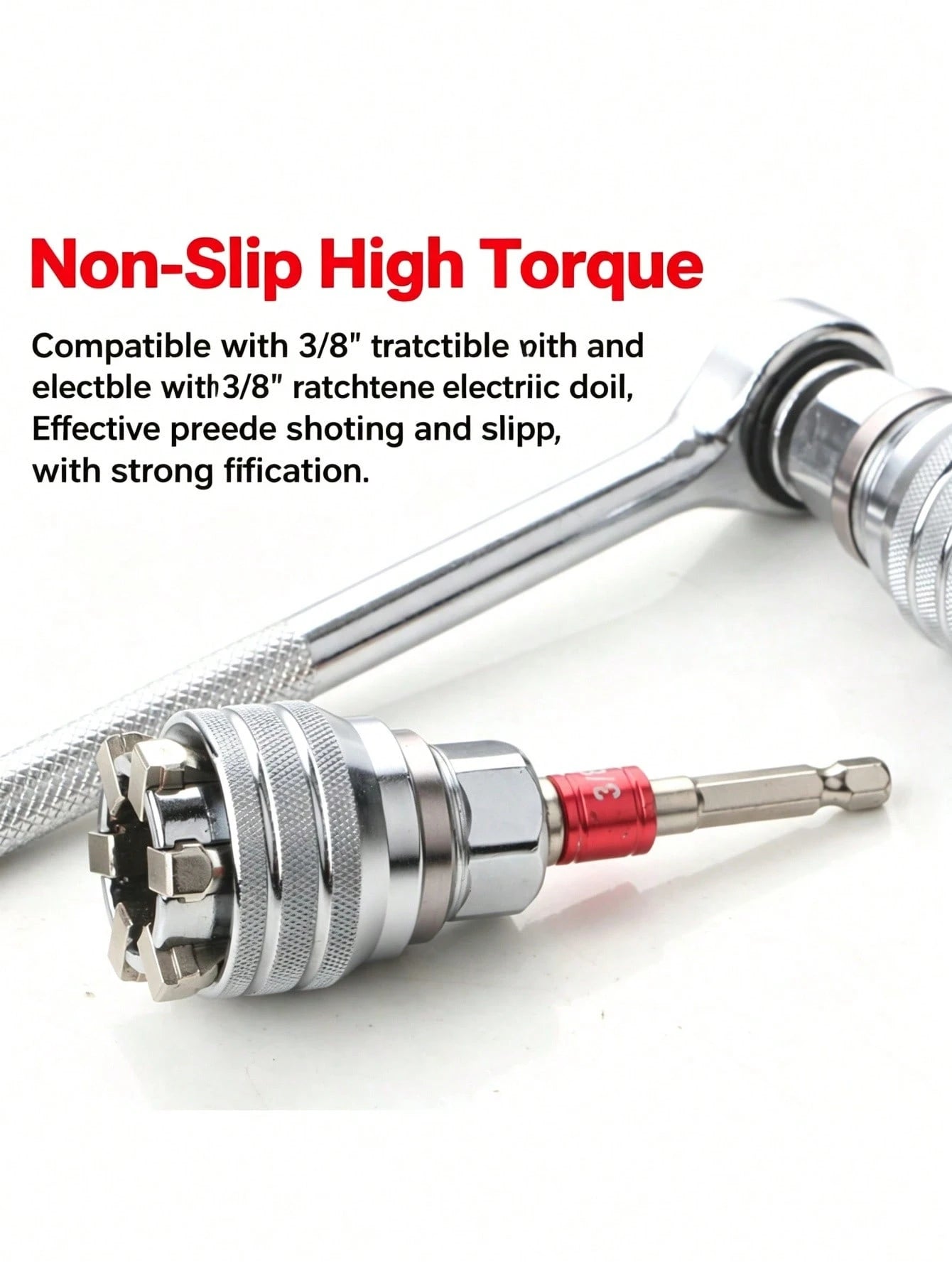 2/1pc Adjustable Hex Ratchet Socket Wrench, Multi-Function Power Drill Screw Driver