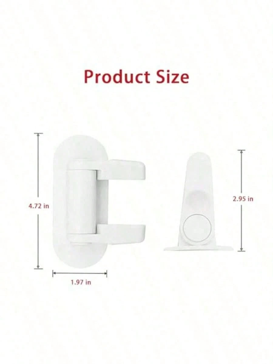 2/1pc Easy To Install Children's Knob Lock Without Drilling, Anti-Theft Door Lock, Preventing Babies From Opening The Door, Gift For Newborn Babies