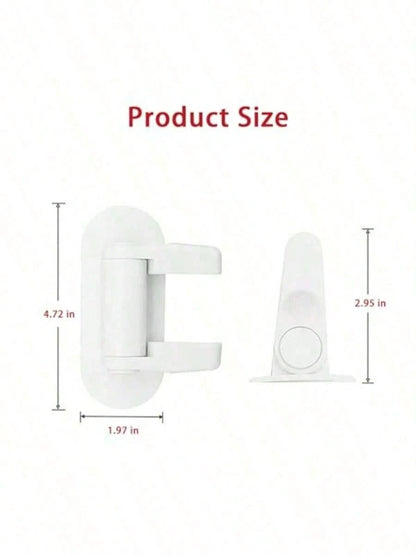 2/1pc Easy To Install Children's Knob Lock Without Drilling, Anti-Theft Door Lock, Preventing Babies From Opening The Door, Gift For Newborn Babies