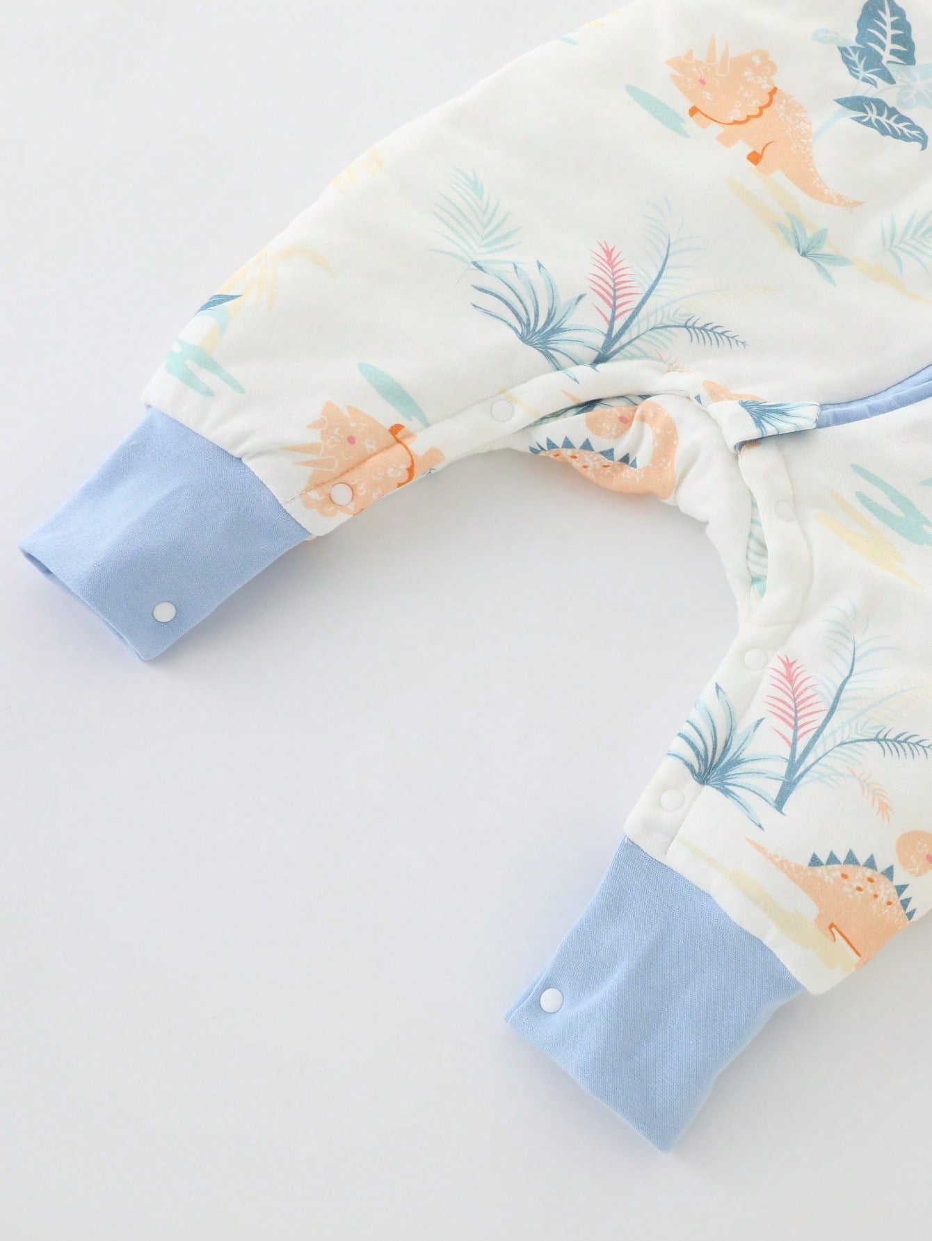 2.5 Tog Children Dinosaur Printed Sleep Sack Unisex Baby Boy&Girl 100% Cotton Cozy Comfort Sleeping Bag Autumn Winter Long Sleeve Split-Leg Sleepwear