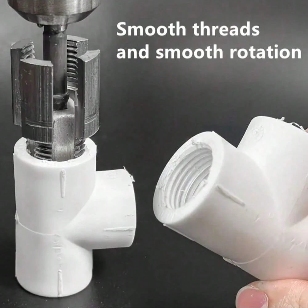 2-In-1 Pipe Threading Cutter- Multifunctional Metal Tool, Suitable For Plumbers And DIY Enthusiasts, Essential For Pipe Repair