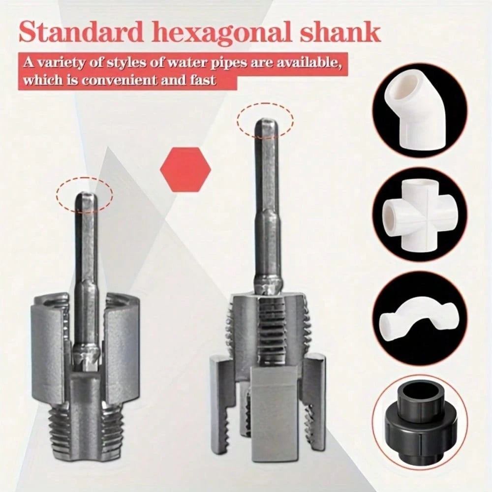 2-In-1 Pipe Threading Cutter- Multifunctional Metal Tool, Suitable For Plumbers And DIY Enthusiasts, Essential For Pipe Repair