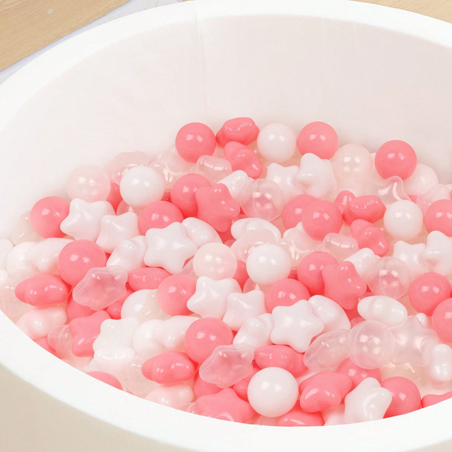 20/50pcs 2.17 Inch Anti-Crush Ball Pit Balls With Star Pattern, Suitable For Toddlers And Children, Pool Party, Indoor/Outdoor Game Tent Ball Pit Toy