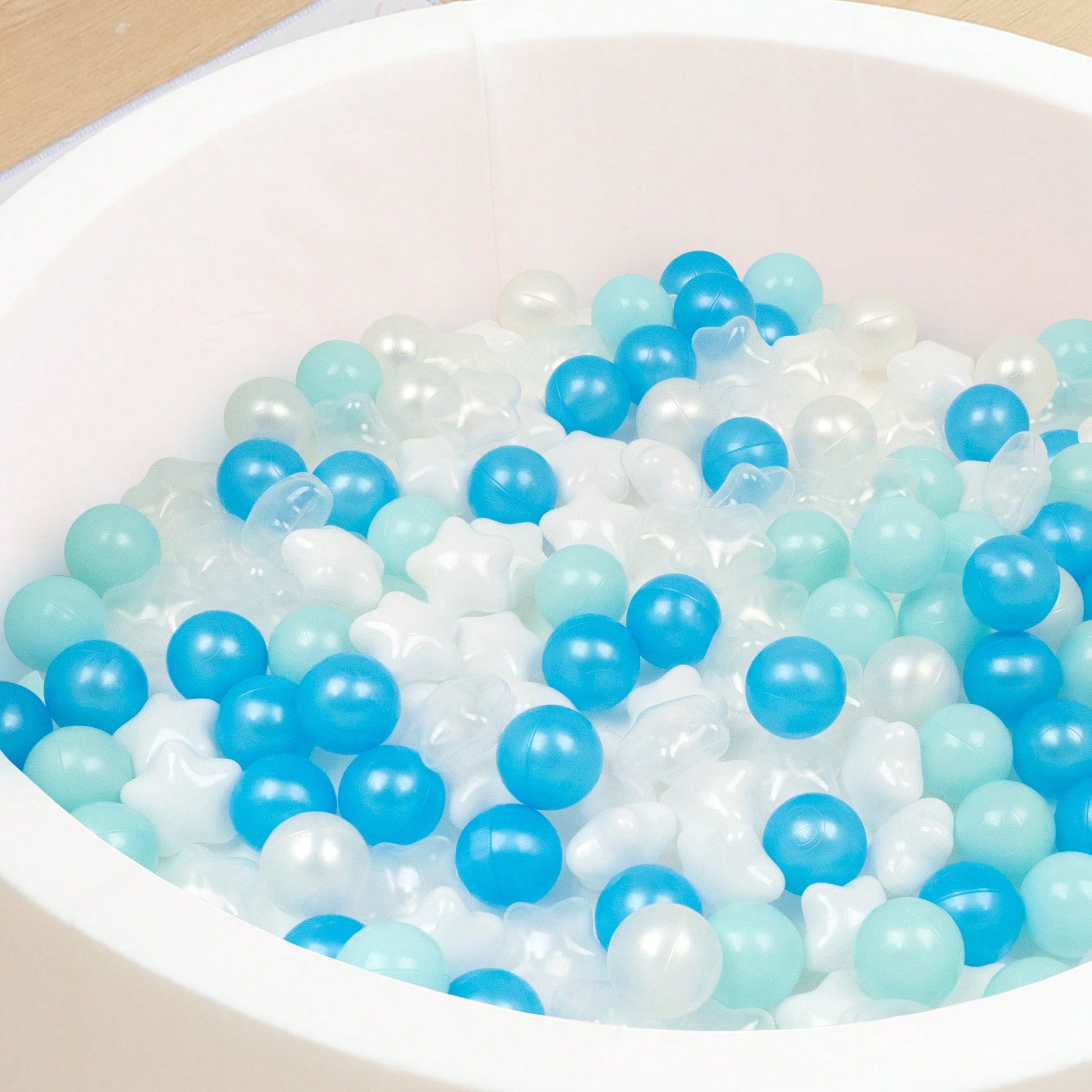 20/50pcs 2.17 Inch Anti-Crush Ball Pit Balls With Star Pattern, Suitable For Toddlers And Children, Pool Party, Indoor/Outdoor Game Tent Ball Pit Toy