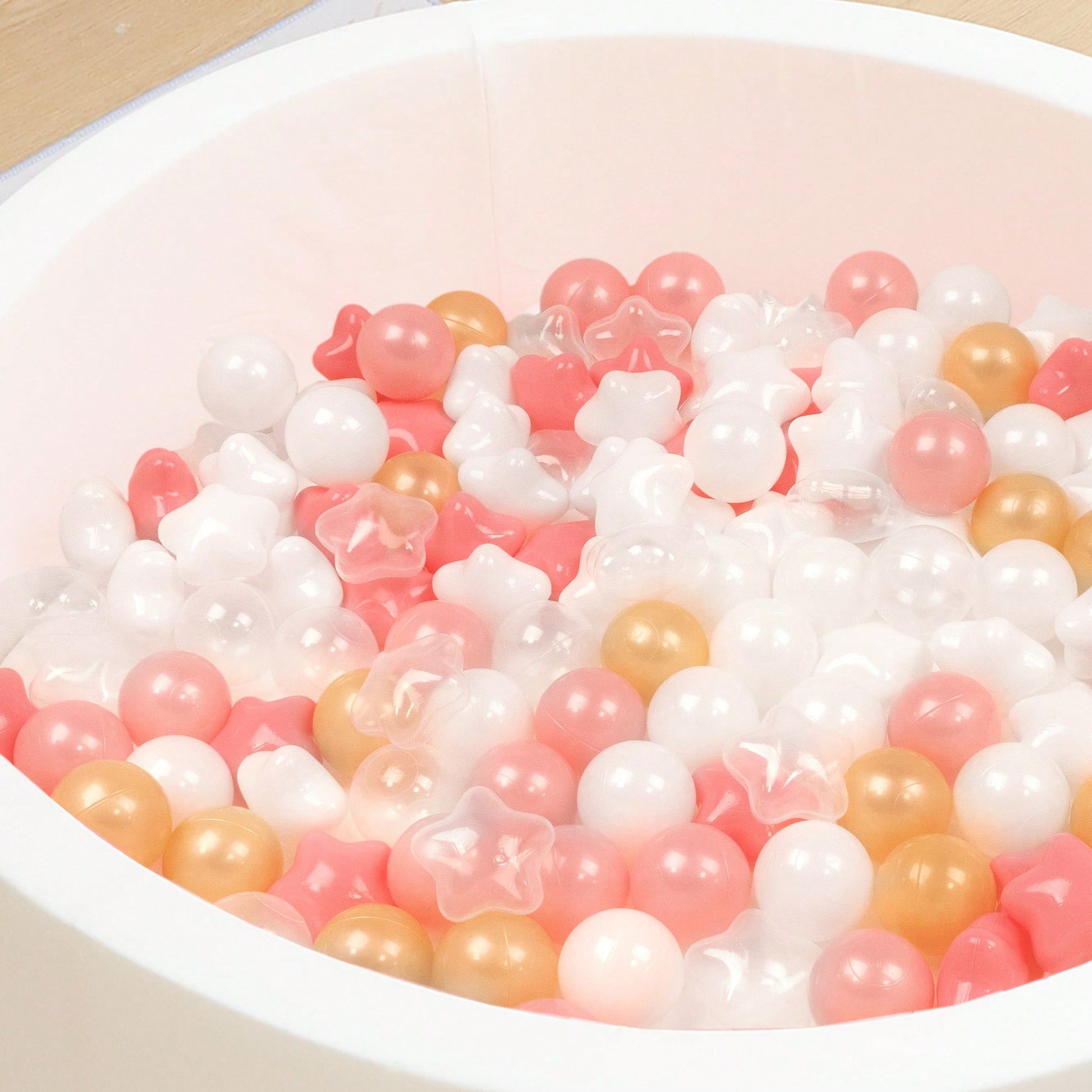 20/50pcs 2.17 Inch Anti-Crush Ball Pit Balls With Star Pattern, Suitable For Toddlers And Children, Pool Party, Indoor/Outdoor Game Tent Ball Pit Toy