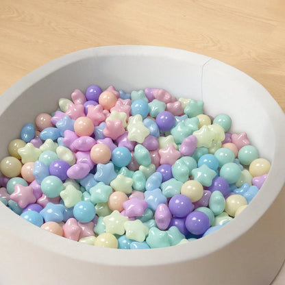 20/50pcs Ball Pit Balls 2.17in Crush-Proof Balls Mixed With Star Ideal Gift For Toddlers Kids' Pool Parties Indoor Outdoor Play Tent Ball Pit Toys