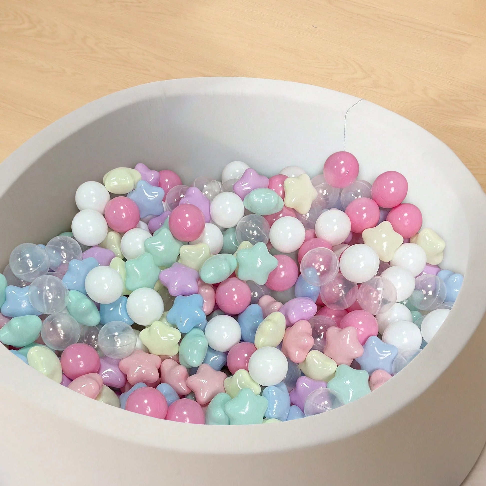 20/50pcs Ball Pit Balls 2.17in Crush-Proof Balls Mixed With Star Ideal Gift For Toddlers Kids' Pool Parties Indoor Outdoor Play Tent Ball Pit Toys