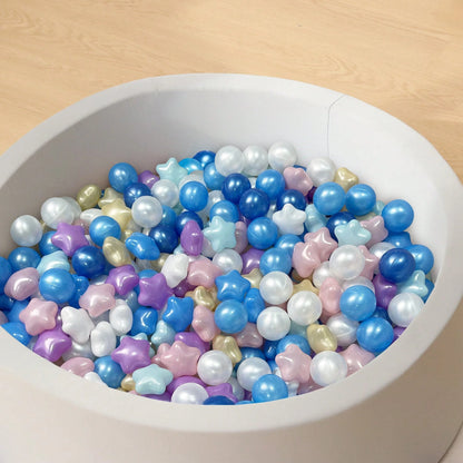 20/50pcs Ball Pit Balls 2.17in Crush-Proof Balls Mixed With Star Ideal Gift For Toddlers Kids' Pool Parties Indoor Outdoor Play Tent Ball Pit Toys