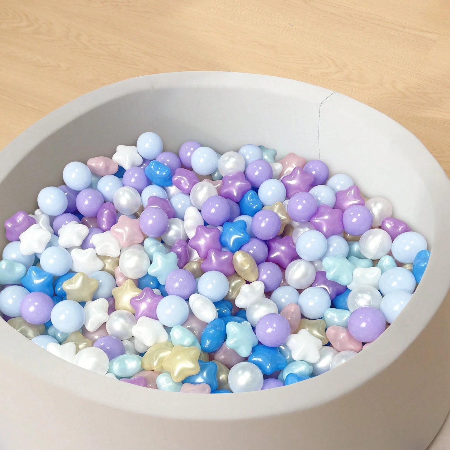 20/50pcs Ball Pit Balls 2.17in Crush-Proof Balls Mixed With Star Ideal Gift For Toddlers Kids' Pool Parties Indoor Outdoor Play Tent Ball Pit Toys