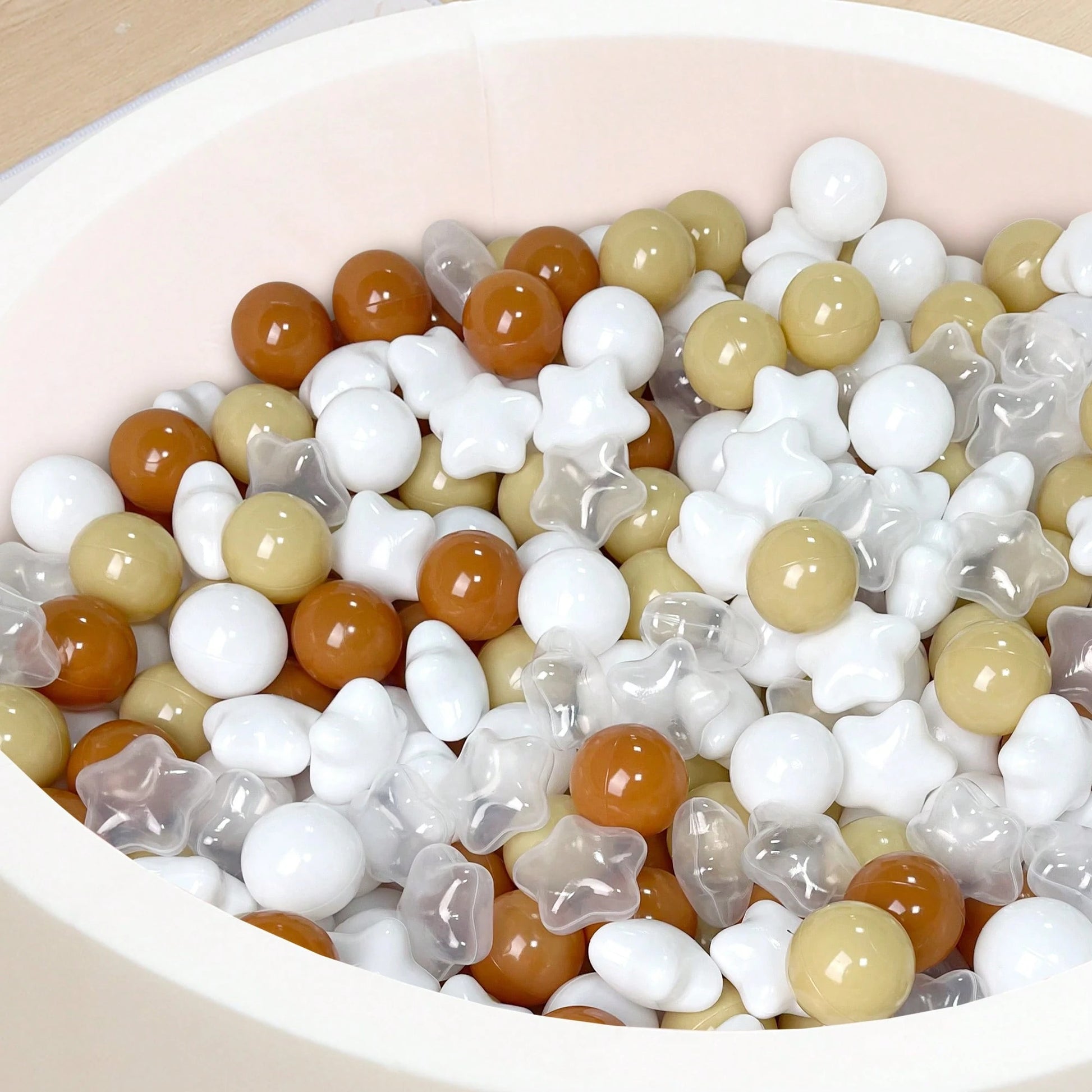 20/50pcs Ball Pit Balls 2.17in Crush-Proof Balls Mixed With Star Ideal Gift For Toddlers Kids' Pool Parties Indoor Outdoor Play Tent Ball Pit Toys