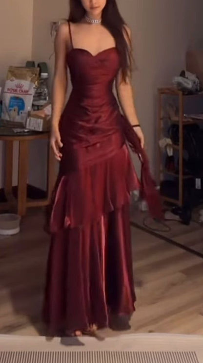 2000's Retro Dance Party Dresses Spaghetti Straps Debs Prom Dress,AST2318