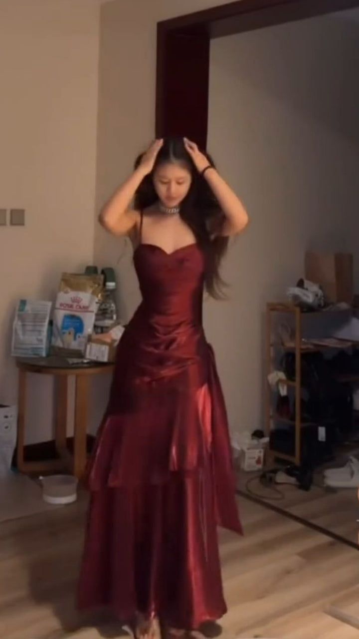 2000's Retro Dance Party Dresses Spaghetti Straps Debs Prom Dress,AST2318