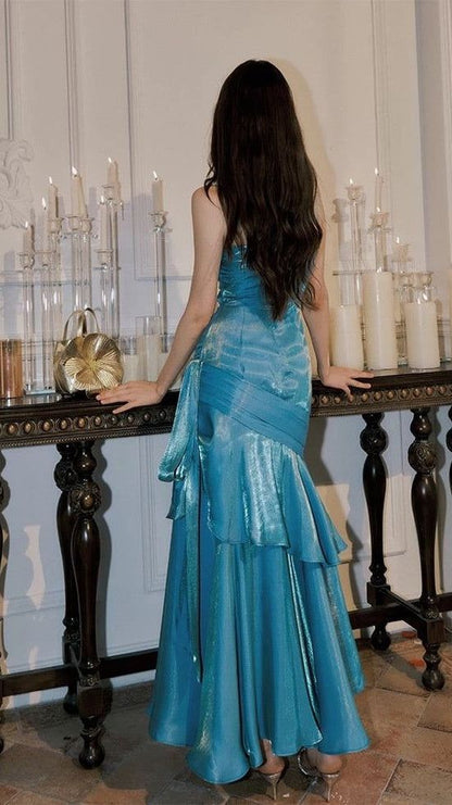 2000's Retro Dance Party Dresses Spaghetti Straps Debs Prom Dress,AST2318