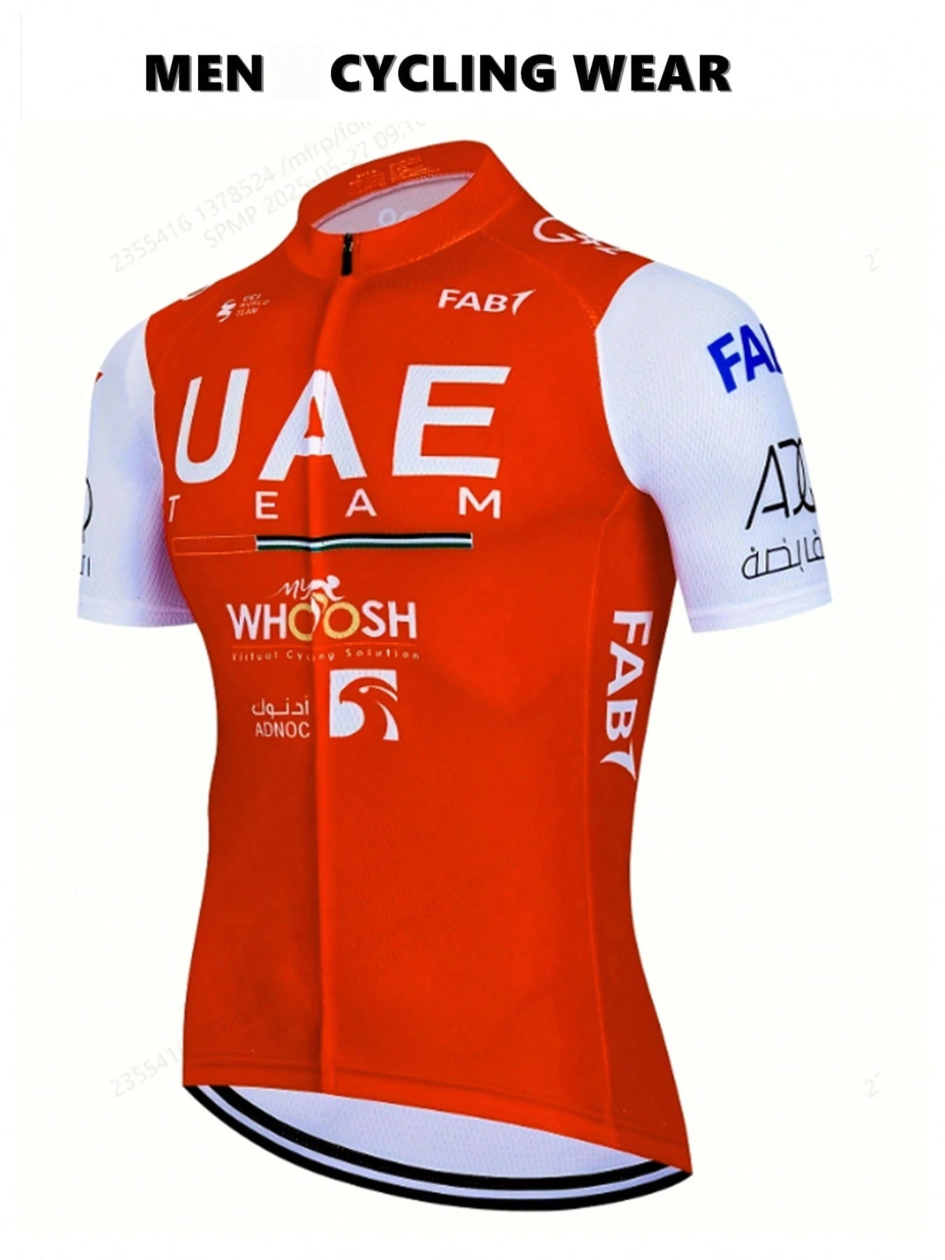 2025 Summer Men's Quick-Dry Breathable Cycling Jersey, 1 Piece Bicycle Shirt, Mountain Bike Wear, Moisture-Wicking, With Pockets, Suitable For Sports & Outdoor Activities