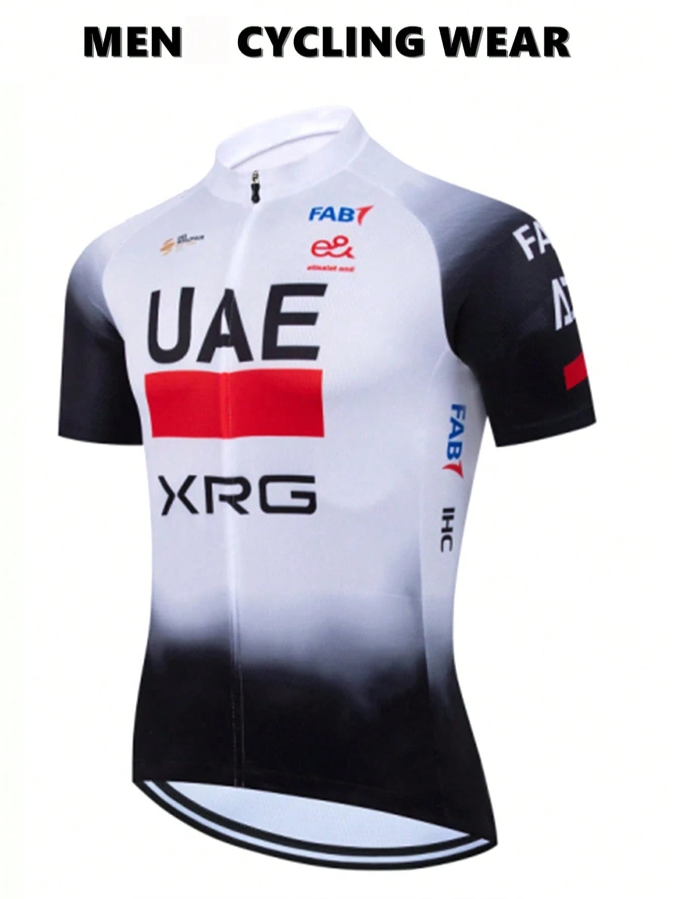 2025 Summer Men's Quick-Dry Breathable Cycling Jersey, 1 Piece Bicycle Shirt, Mountain Bike Wear, Moisture-Wicking, With Pockets, Suitable For Sports & Outdoor Activities