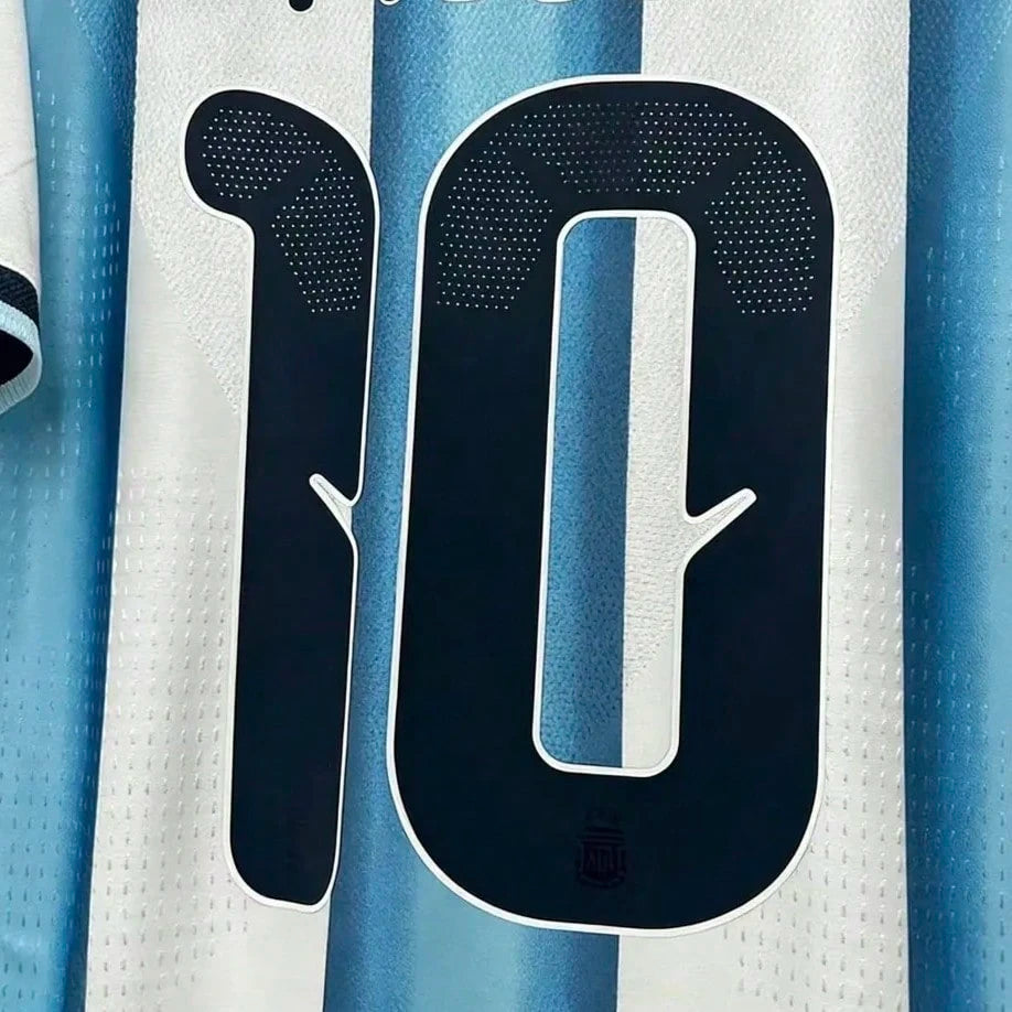 2026 Argentina Home Soccer Jersey,No.10 Football Shirt With Captain Armband Football Shirt