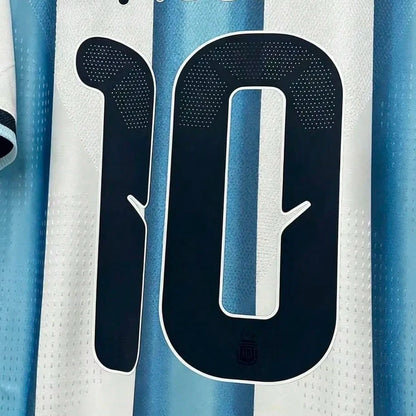2026 Argentina Home Soccer Jersey,No.10 Football Shirt With Captain Armband Football Shirt