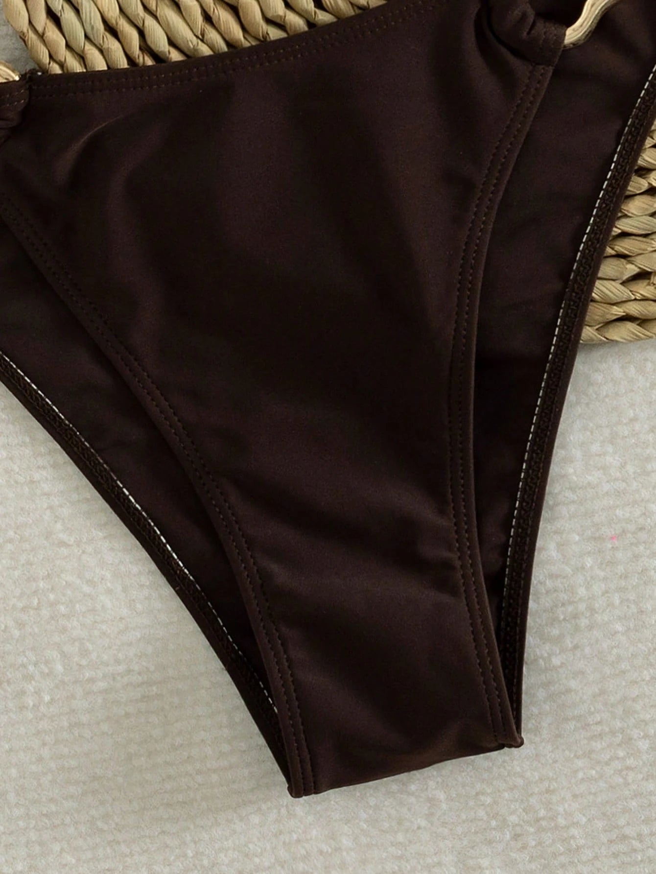 2026 New 2-Piece Solid Color Elegant Sexy Women's Bikini Set, Suitable For Summer Beach Vacation, Pool, Holiday Party Casual Swimwear, Resort Wear