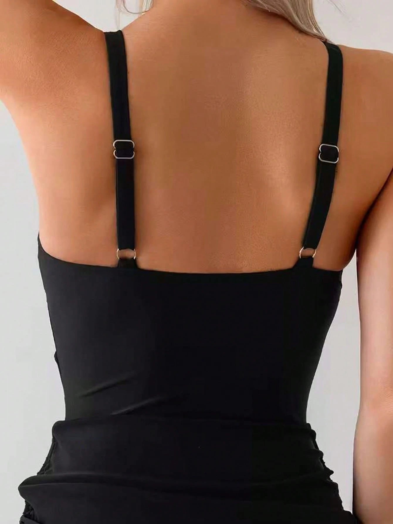 2026 New One-Piece Swimsuit For Women, Mesh Patchwork Hollow-Out Design With Skirt, Elegant Slimming Swimwear Vacation Beach Black Summer