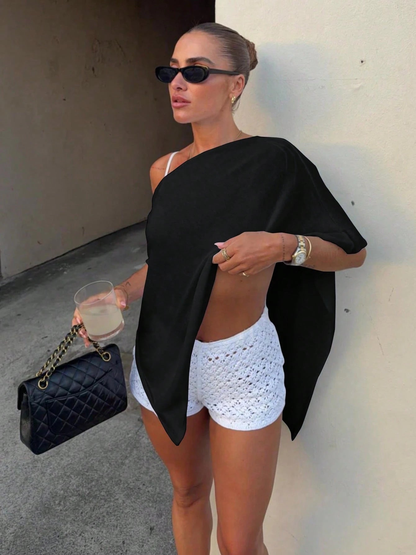 2026 New Women's Fashion Elegant Loose Knit Top, Suitable For Daily Wear And Casual Travel, Effortless Style Vacation
