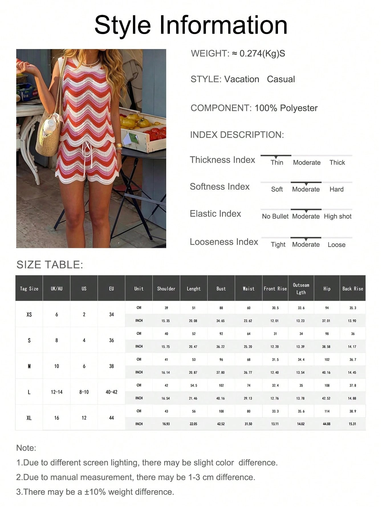 2026 New Women's Summer European And American Fashion Hollow Crochet Sleeveless Tank Top And Casual Beach Shorts Two Pieces Set Vacation, Boho Chic
