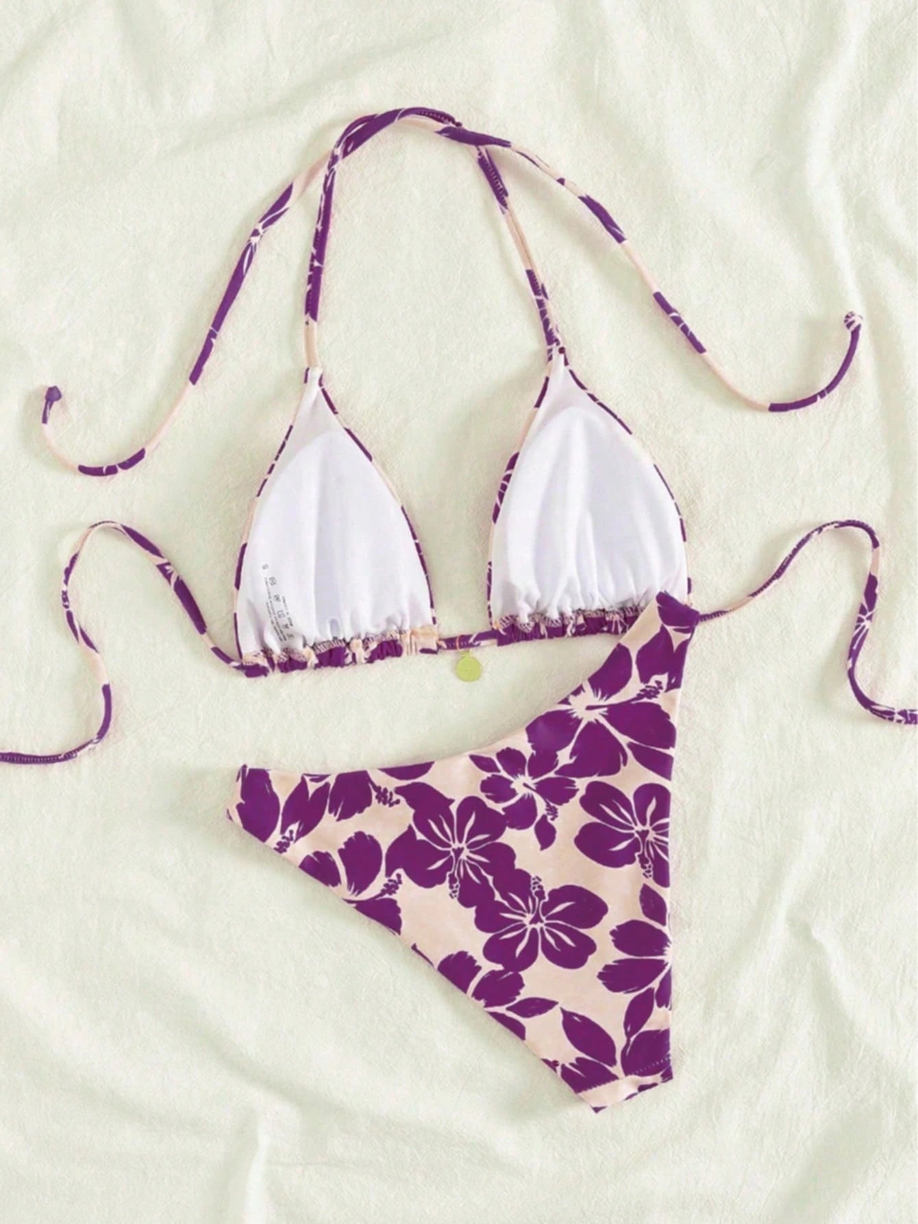 2026beach Outfit Women Bathing Suits Summer Outfits Women Bathing Suits Women Bikini Sets Floral Top Women Two Pieces Sets Flower Top Two Pieces Outfits Vacation