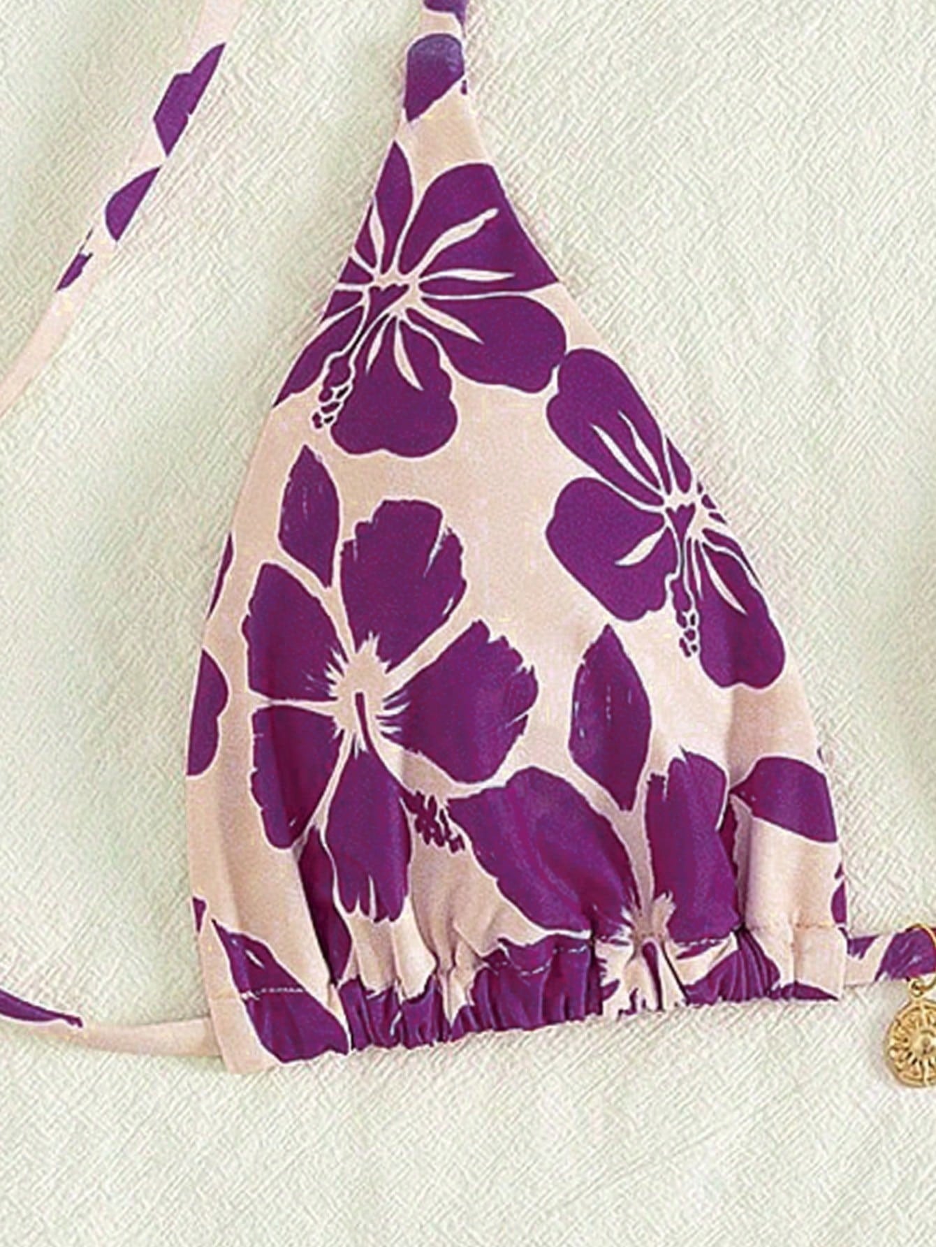2026beach Outfit Women Bathing Suits Summer Outfits Women Bathing Suits Women Bikini Sets Floral Top Women Two Pieces Sets Flower Top Two Pieces Outfits Vacation