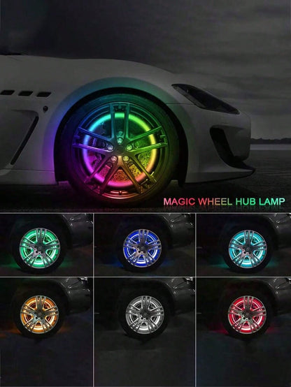 20PCS Reflective Car Wheel Decorative Stripe Stickers, Night Warning Car Stickers, Anti-Scratch Reflective Stickers Car Motorcycle Wheel Decorative Car Decals Universal,Night Reflective Car Wheel Warn