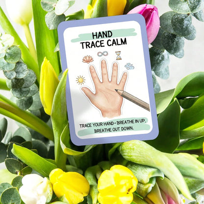 24Pcs Mindfulness & Calm Down Cards, Social Emotional Learning (SEL) Activities, Self-Regulation Flashcards For Home & Classroom, Coping Skills, Anxiety Relief And Relax, Special Education Supplies Fo