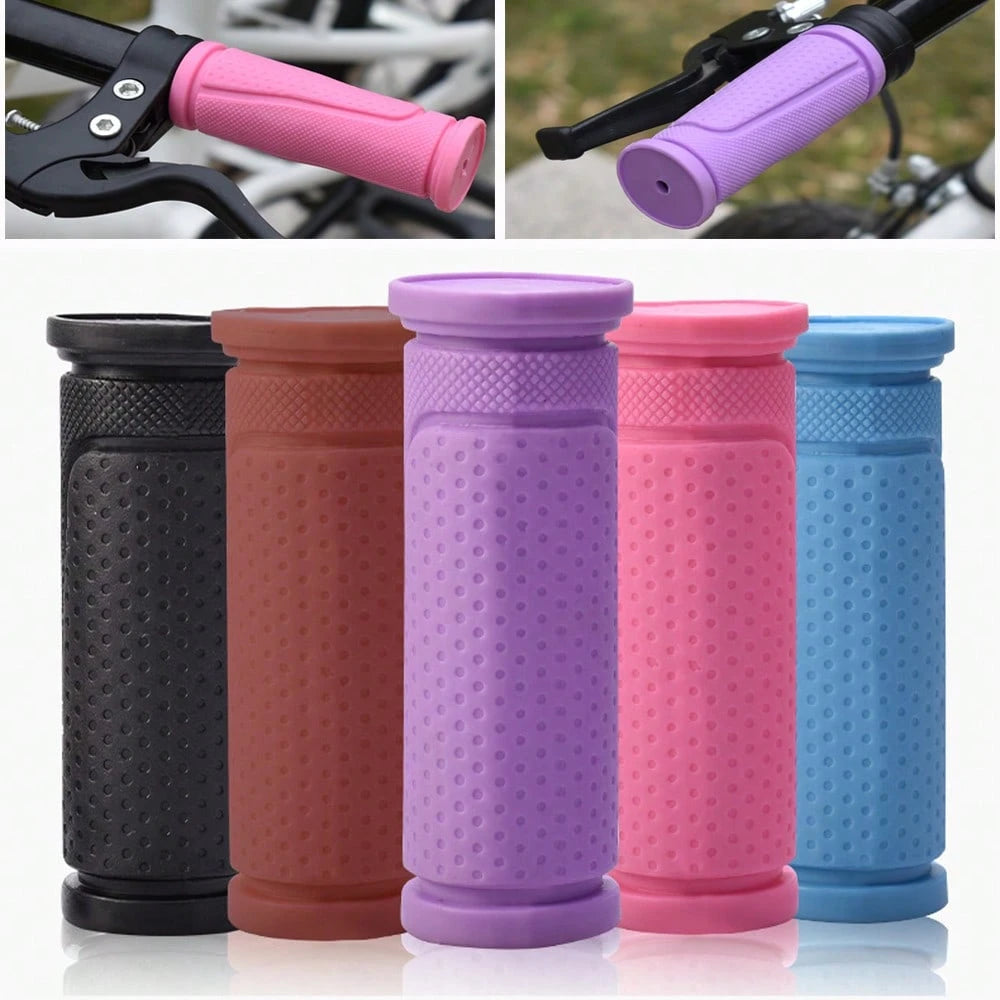 2pcs/1pair Anti-Slip Soft Rubber Handlebar Grips Balance Bike Scooter Bicycle Tricycle, Comfortable Non-Slip Handle Protective Cover Push Bike Handle Sleeve Protector