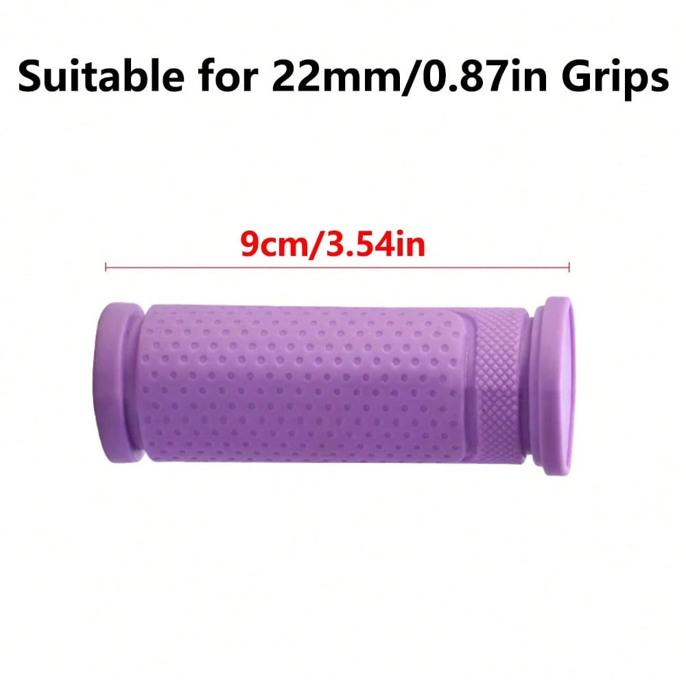 2pcs/1pair Anti-Slip Soft Rubber Handlebar Grips Balance Bike Scooter Bicycle Tricycle, Comfortable Non-Slip Handle Protective Cover Push Bike Handle Sleeve Protector