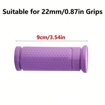2pcs/1pair Anti-Slip Soft Rubber Handlebar Grips Balance Bike Scooter Bicycle Tricycle, Comfortable Non-Slip Handle Protective Cover Push Bike Handle Sleeve Protector