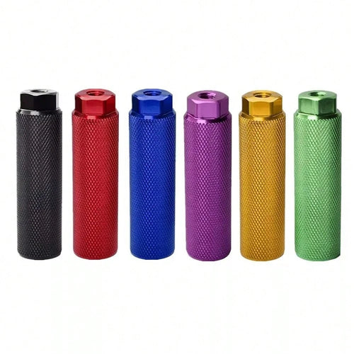 2Pcs Anti-Slip Bike Pegs Lightweight Cycling Parts Bike Foot Rest Aluminum Alloy Bicycle Accessories Fit 3/8 Inch