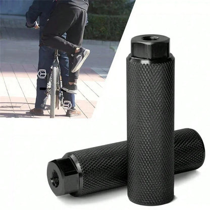 2Pcs Anti-Slip Bike Pegs Lightweight Cycling Parts Bike Foot Rest Aluminum Alloy Bicycle Accessories Fit 3/8 Inch